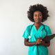 Image for article titled Afro-Latina Artist Pays Special Tribute to Black Nurses